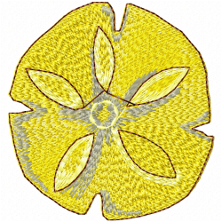 Seashell Embroidery Design 2
